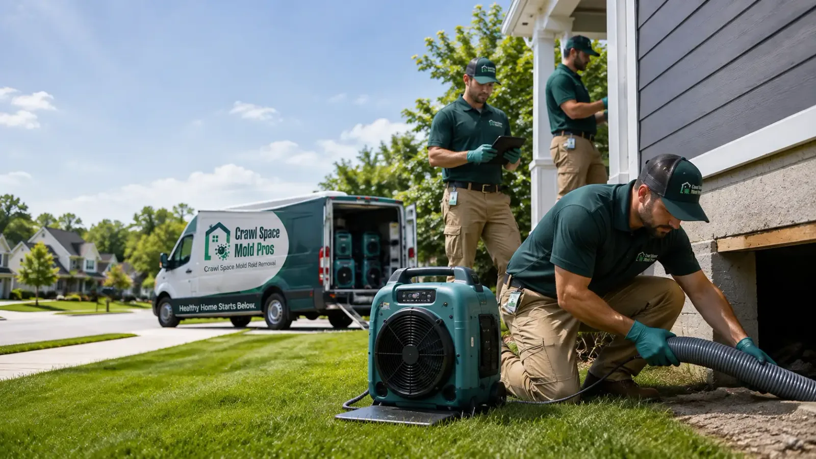 Crawl Space Mold Removal in Hutchinson, PA